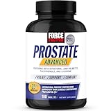 FORCE FACTOR Prostate Advanced, Health Supplement for Men for Reducing Nighttime Bathroom Trips, Bladder & Urinary Relief, with Saw Palmetto, Beta-Sitosterol, 180 Tablets (1-Pack)