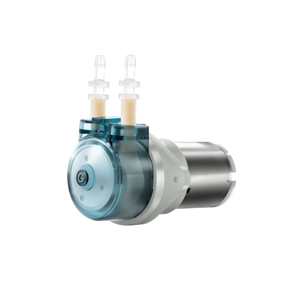 Micro Peristaltic Pump,12V 24V Adjustable Flow Dosing Pump for Lab Liquid