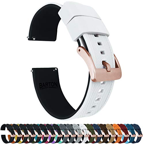 Image of BARTON Elite Silicone Watch Bands - Gold Buckle Quick Release