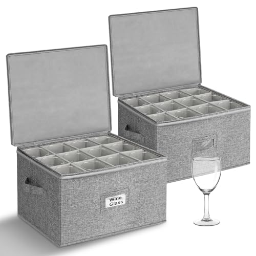punemi Wine Glass Storage Box