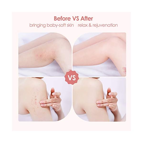 Body Scrub, Himalayan Salt with Strawberry and Coconut Oil, Exfoliating Salt Scrub to Deep Cleansing, Scrub Away Dead Skin and Moisturize Skin, Relax and Rejuvenate Body, 10 oz (SWEET)