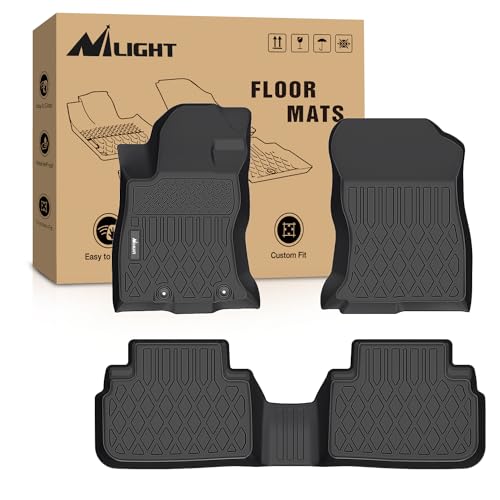 Nilight TPE Floor Mats for Subaru Forester 2019 2020 2021 2022 2023 2024 All Weather Custom Fit Heavy Duty Floor Liners