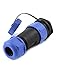 Eonvic SP21 Aviation Connector 4Pin Panel Mount Aviation Plug Socket Waterproof IP68 Connectors with Cap Panel Mount for Industrial Device Power Signal (1PCS-SP21 4pin)
