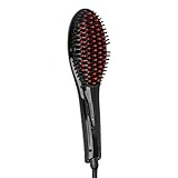 DROK Black Hair Straightener, Detangler Brush Electric Comb, Hair Straightening Iron Ceramic, Instant Natural Hair Styles