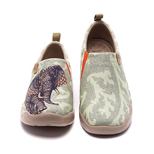 UIN Women's Art Travel Shoes Slip On Casual Cozy Loafers Lightweight Comfort Fashion Sneaker Toledo Ⅰ3
