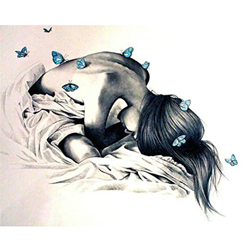 5D DIY Diamond Painting Kits Frau Butte Voll Bohren Strass Kristall Diamant Malerei Kinder Erwachsene Kreuzstich Stickerei Anzahl Für Home Wall Dekoration Handwerk Square Drill 50x70cm AAB17221