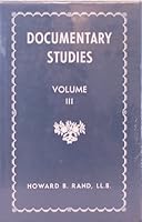 Documentary Studies Volume III B000K0B6NU Book Cover