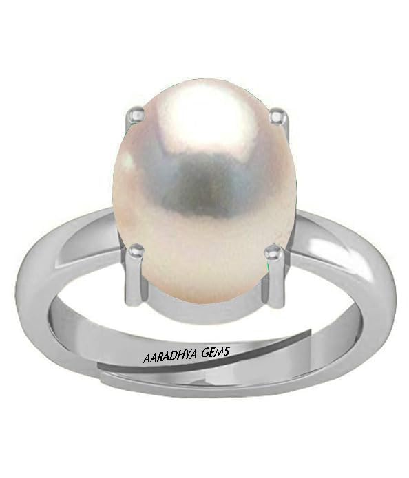 South Sea Pearl 5.25 Ratti 4.00 Carat Natural Pearl Gemstone Original Certified Moti Adjustable Astrological panchhdhaatu/Ashtadhatu Ring-image-19
