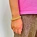 Heavstjer Fashion 18K Gold Plated Adjustable Arm Wristband Mesh Twist Open Cuff Bracelet(Gold)