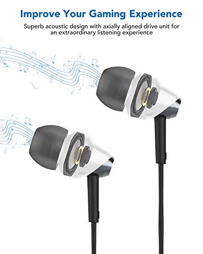 Kiwihome Earbuds In-Ear Headphones Custom Made For Oculus Quest 1 Only (3D 360 Degree Sound–Noise Suppressing) Left/Right Single Sound Channel (Not Fit Quest 2) #TOP2