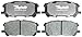 Raybestos PGD1005C Professional Grade Ceramic Disc Brake Pad Set
