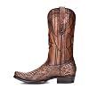 Cuadra Men's Western Boot in Genuine Python Leather, 1J1NPH