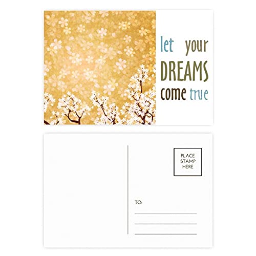 Cartes postales japonaises Sakura coffret à offrir avec message positif