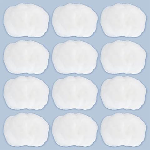 Jetec Künstliche Wolke Requisiten Imitation 3D Wolke hängende Dekorationen Wolkenform Raum DIY Dekorative Hängende Ornament für Bühne Hochzeit Party Bühnenshow Dekor Cover
