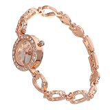 SHERCHPRY Orologio Donna Cuore in Lega Oro, Movimento Quarzo Preciso, Design Unico e Delicato, come Regalo di Compleanno per Amiche