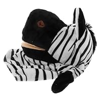 Kisangel Zebra Hand Puppet Plush Animal Toy for Interactive Parent-Kid Play Early Childhood Education Storytelling