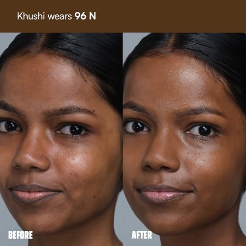 Image of FAE Beauty Face Card 4-in-1 Super Serum Skin Tint | Hydrates, Primes, Provides Coverage & Protects with SPF | Lightweight, Dewy Finish | 30 Shades for Indian Skin Tones | Shade - 96N - Neutral