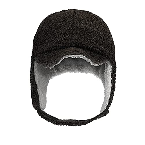 Clape Winter Hat With Ear Flap Warm Fleece Lined Cap Ushanka Eskimo Bomber Russian Cold Weather Trapper Hat Skiing Hat Hunting Snow Hat Pilot Hat #TOP1