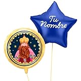 gaspard noel 👑 FÁCIL DE USAR: Este globo foil es ideal para decorar cualquier celebración. Puede inflarse fácilmente con aire o con helio. Solo tienes que introducir la pajita incluida en el pack por la apertura y llenarlo con aire, o bien usar un inflador de helio si deseas que flote. Su válvula interna se cierra automáticamente una vez inflado, manteniendo el aire o el helio en su interior por más tiempo.