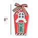 Needzo Merry Christmas Cottage Gable Boxes, Carboard DIY Treat Box for Cookies, Candy, and Gifts, Bulk Pack of 25, 8 Inches Tall (Red)