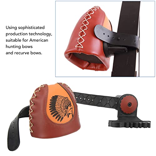 Longzhuo LONGZHUOMAEPQDUZFY Archery Arrow Quiver,Lightweight Recurve Bow Leather Quiver Arrow Holder,Quick Removal Quiver Compound Bow Accessories,Pocket Hanged Arrow Holder thumb #1