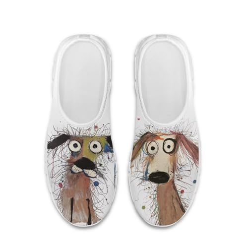 Image of Jeiento Cute Dog Women's Casual Slip On Shoes Loafers Sneakers for Women