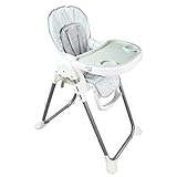 Der Sitzbezug des Treppenhochstuhls ist gepolstert und wasserdichtes( PVC um das Polster herum), um eine bequeme Speisenumgebung für Babys zu bieten.