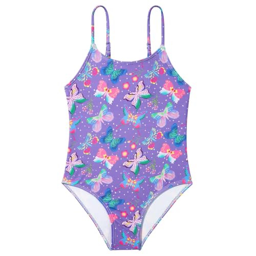 Image of Zando Girls Bathing Suit Size 2-10 Years - Cute Toddler Swimsuit Girl Adjustable One Piece Swimwear for Summer Beach Wear