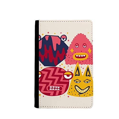 Portefeuille de voyage pour passeport et cartes motif monstre alien