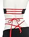 Winx Club Women's Bikini Sets Cute Swimsuit Bathing Suit with Bloom Print Black Red Two-Piece Swimsuit
