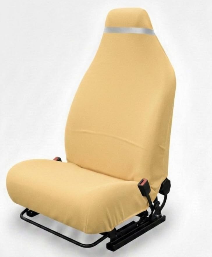 Image of Car Seat Towel Cover, Universal Size 76x152 cm, Soft and Comfortable Seat Protector for All Cars, Single Pack of 1 (1, Mango car, 30x60inc)