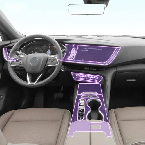 Autocollant console Buick Envision S protection TPU anti-rayures 2020-2023