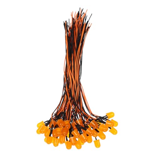 Diode LED 10mm orange pré-câblée 12V pour remplacer un voyant défectueux x50