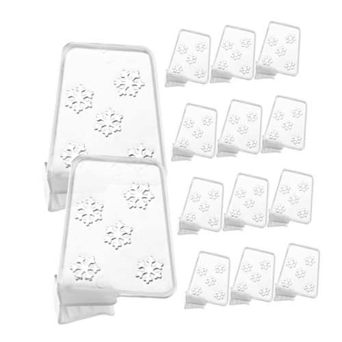 IWOWHERO 20pcs Fridge Divider Refrigerator Storage Organizers with Design for Easy Installation for Fridge Freezer and Storage Bins