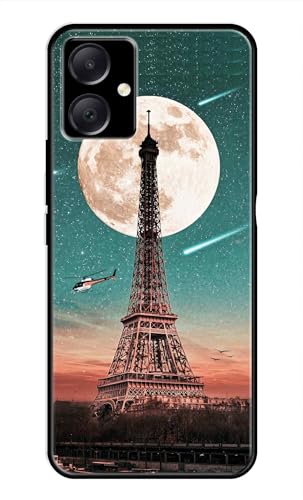 Image of Metal TPU Printed Back Cover for Samsung Galaxy A05 (Lovers Eiffel Tower) 360 Degree Protection | Camera Protection -25092024(AR)