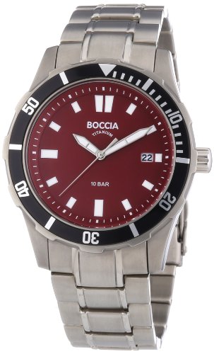 Boccia Herren-Armbanduhr XL Analog Quarz Titan 3567-02