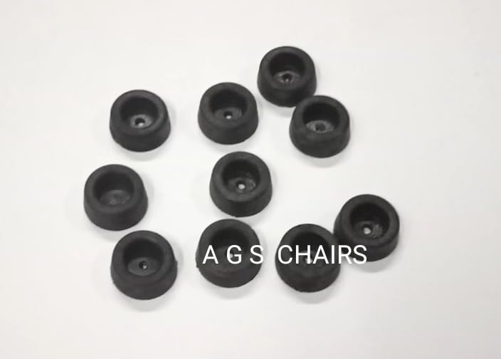 Image of Generic Chair Screw Bush, 3 /4 inch, Nylon, 10 Pieces, Furniture Assembly, Chair Repair