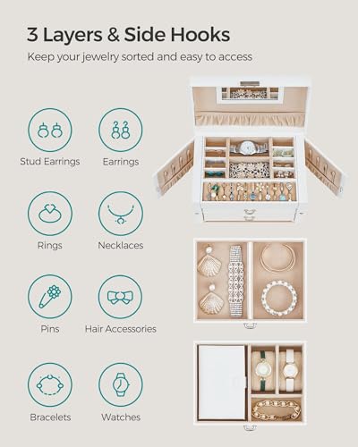 Mejores review On-line Joyero con llave los 7 más buscados. 3 Imagen adicional