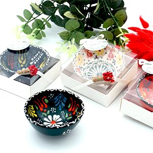 giftupstore Ceramic Bowls Wedding Favors for Guests - Bridal Shower Gifts, Baby Shower Party Favors, Mexican Wedding Keepsakes, Unique Decorative Bowls, Party Gift Ideas, 3.14 Inches (Set of 150)