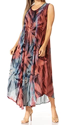 Sakkas Starlight Caftan Tank Dress/Cover Up