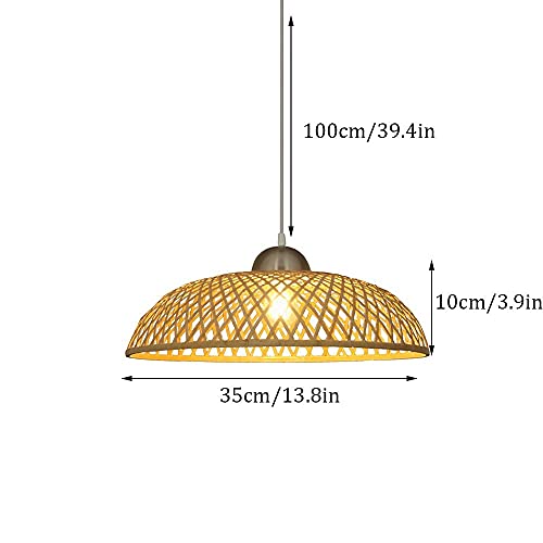 Dispositivo de iluminación de decor en bambú y diseño retro 8
