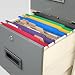 Watersay 12 Pack File and Folder Dividers 11 x 6 Inches Hanging Filing Cabinet Dividers Plastic Folder Organizer Insertable File Separators Office Filing Supplies for Organization (Multicolor)