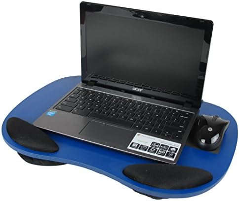 LapGear Smart Media Laptop Lap Desk with Wrist Pad, Blue