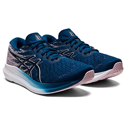 ASICS Women's EvoRide 3 Running Shoes, 9, MAKO Blue/Pure Silver2