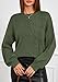 PRETTYGARDEN Womens Sweaters 2026 Fall Fashion Long Sleeve Crewneck Floral Knit Pullover Sweater Tops Winter Clothes (Army Green,Medium)