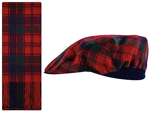 Ensemble cadeau foulard et casquette en laine pour homme et femme