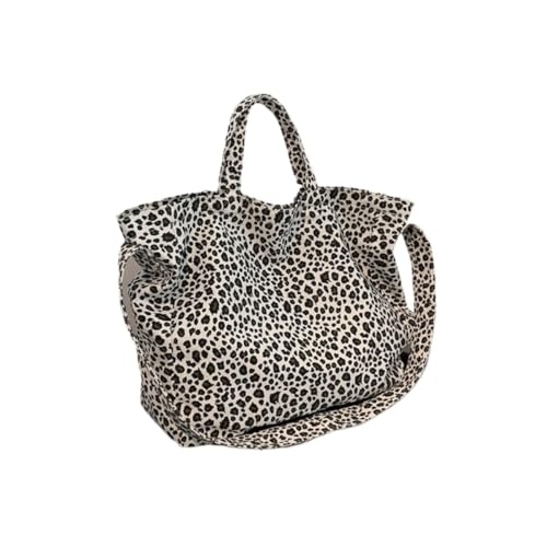Image of Single-shoulder Sag For Women Large-capacity Bag Leopard Print Tote Bags For Women Large Leopard Print Bag