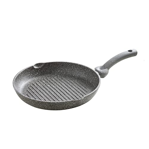 Cuore di pietra induzione bistecchiera tonda 28 cm accademia