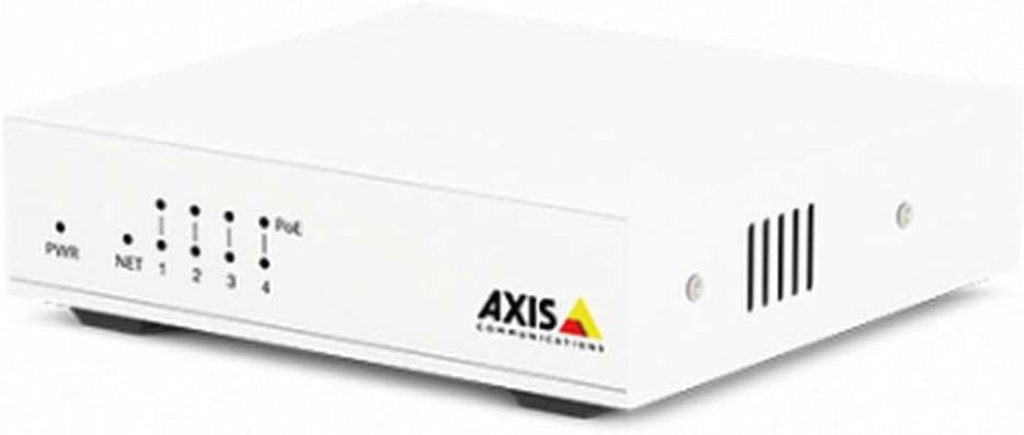 Axis D8004 Unmanaged Fast Ethernet (10/100) Connection Ethernet, Supporting Power Via This Port (PoE) White