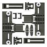 HVRFJXI Juego exclusivo de 10 piezas de macromoléculas de metal, plan de cruce apretado, varios modelos, resuelve problemas de movimiento en el estante y divisiones consistentes